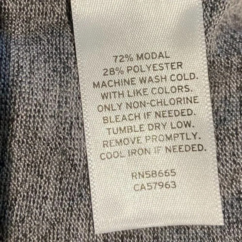 NWT NORDSTROM Grey Long Sleeve Crew Neck Shirt? - Picture 8 of 9